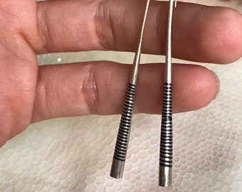 Handmade Tuareg Earrings: Etched Berber Tribal Jewelry