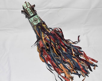 Tuareg Box Leather , Old African Art Tuareg leather tent decor , Tuareg leather bag