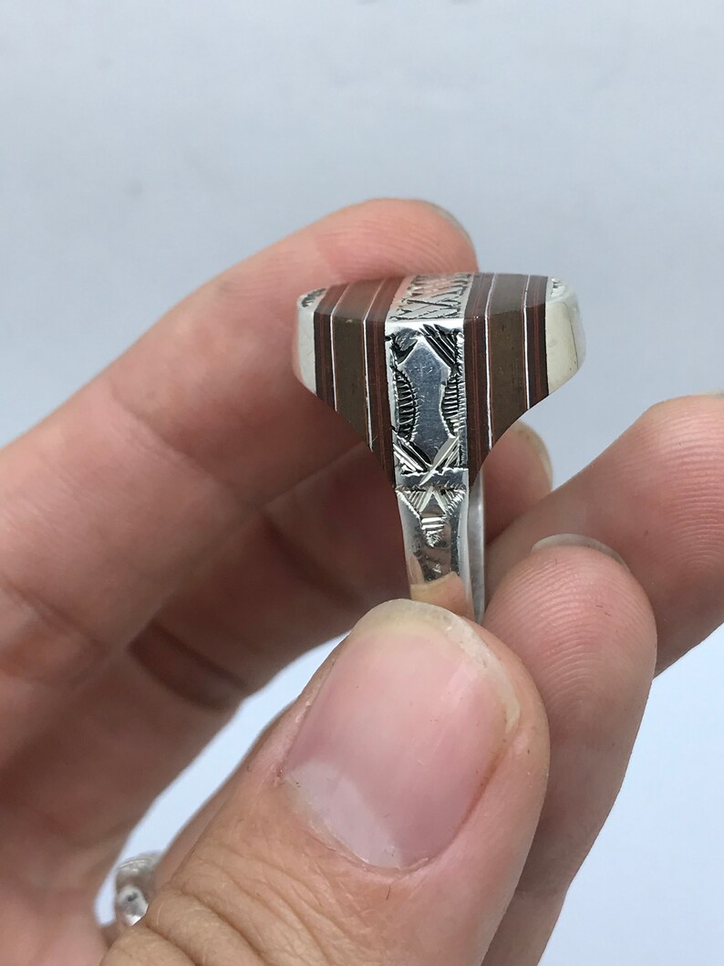 Bague En Argent Massif - Taille 55 - Bijou Anneau Silver