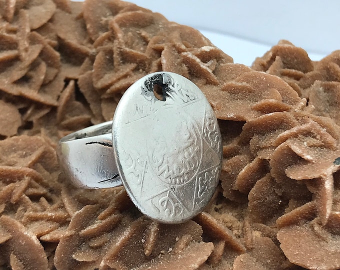 berber bague ait atta sud maroc , ancienne berber bague argent 1930s