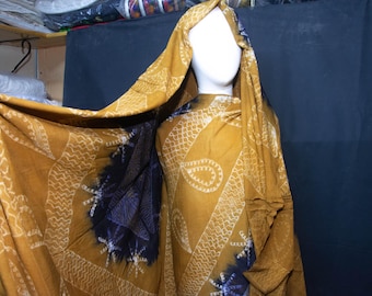 Tuareg Woman Dress , The Azure Nomad – Traditional Tuareg Woman’s Melhfa