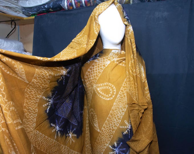 Tuareg Woman Dress , The Azure Nomad – Traditional Tuareg Woman’s Melhfa