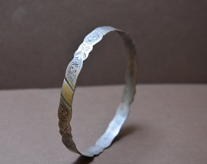 Vintage bracelet berbère, bracelets en argent, bracelets ethniques, bracelets tribales, vintage Maroc, Boho chic