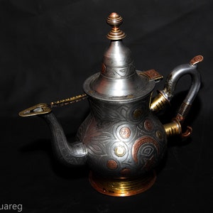 Mauritanian Tuareg Teapot , Tuareg Teapot Moroccan Sahara , Western Moroccan Sahara Teapot