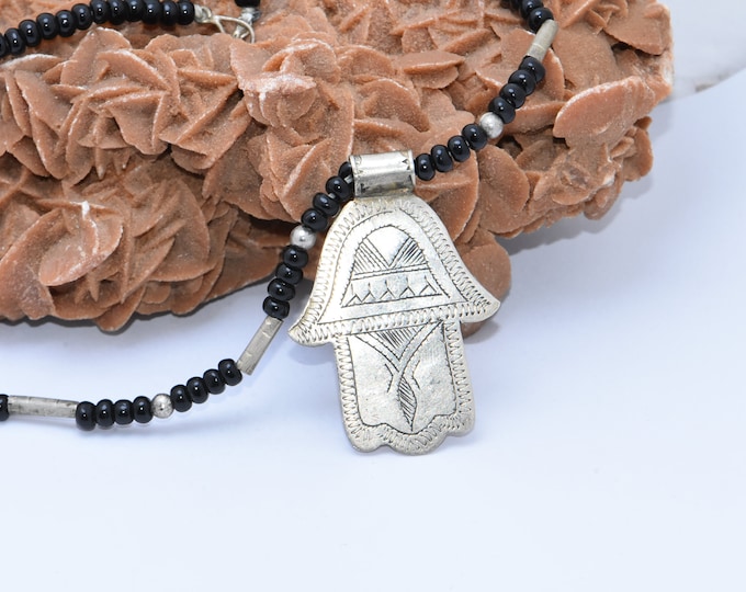 Berber Necklace Silver Hand Fatima