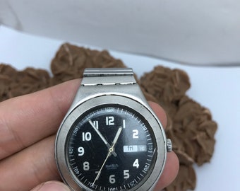 スウォッチ 1997 ソムリエ アイロニー ビッグ デイト デイ 正規品 