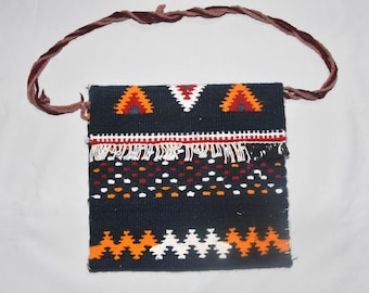 Authentic Moroccan Bag - Handwoven Tribal Wool Purse