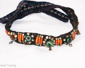 Head Ornament Corail - Antique Moroccan Jewelry Head Band