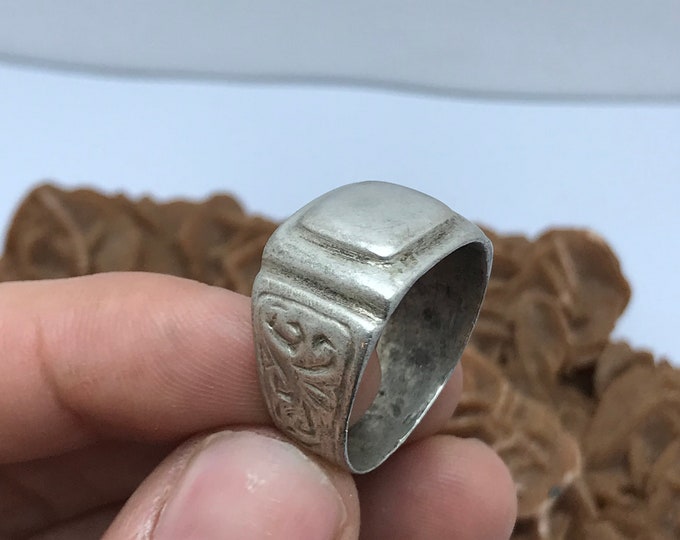 very rare ring berber silver , vintage rare ring , ethnic berber rings morocco