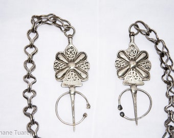 Pair Berber Fibulae – TIZERZAI – Ait Hadiddou imilchil Tribe, Morocco