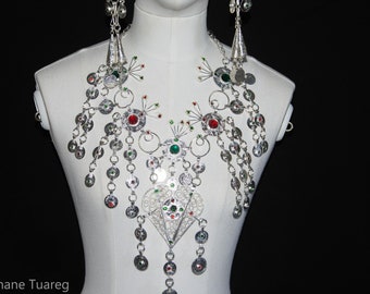 Berber Necklace AHLAB souss Necklace Tiznit Silver