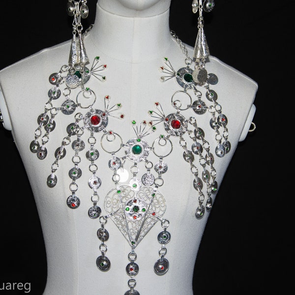 Berber Necklace AHLAB souss Necklace Tiznit Silver