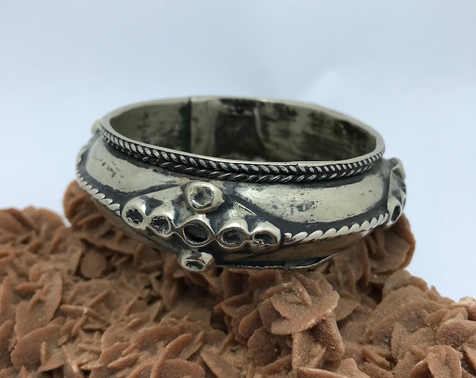 berber bracelet morocco old ,antique berber bracelet silver ,ethnic bracelet maroc,boho bracelet