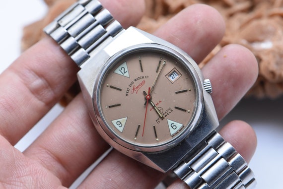 Buy Vintage West End Watch Co Sowar AUTOMATIK HERREN Schweizer Armbanduhr  35 MM Online in India - Etsy