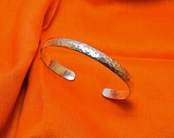 Hammered Silver Bracelet Berber 925