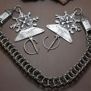 fibula ethnic berber moroccan jewelry ,vintage fibula,fibula valle du DRAA tafilalet morocco