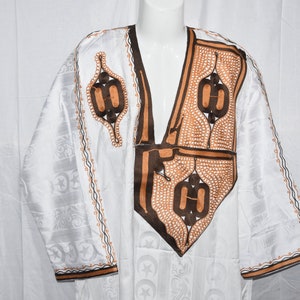 Handmade African Kaftan Tuareg Bleu Traditional Clothing Dress