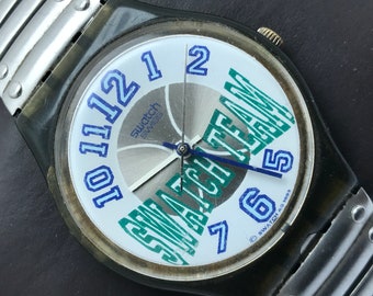 Vintage Swatch Watch: LIMITED RARE Team AR 66 Champ 1993