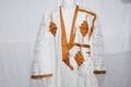 Hand Embroidered Cotton Tuareg Dress: Mauritanian Sahraoui Gandora