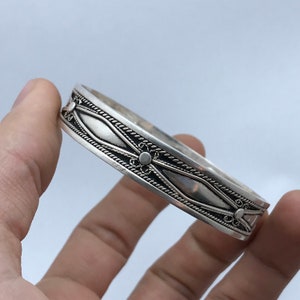 Bracelet jonc berbère argent 925 filigrane fait a main, bracelet jonc african,ethnique filigrane bracelet jonc