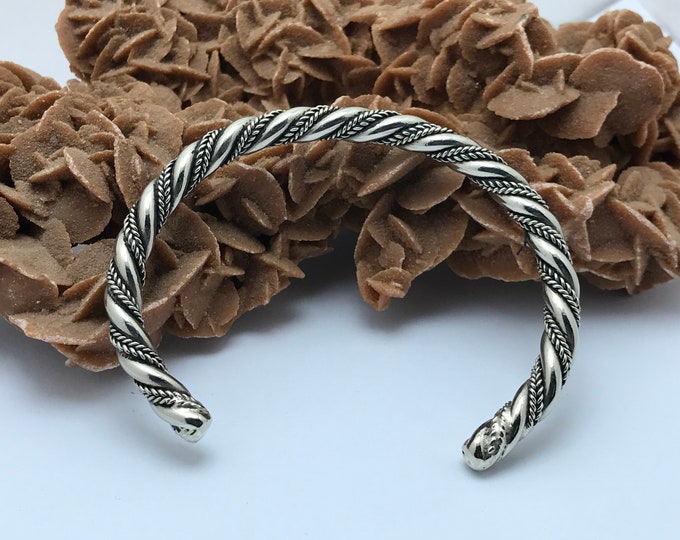 african barcelet Tuareg ,cuff sterling silver , ethnic bracelet ,cuff tribal