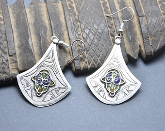 Tuareg Earrings Silver Handmade