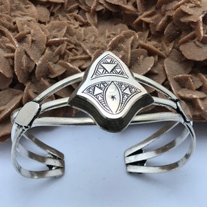 tuareg armband handmade , armband für woman , ebony silver armband