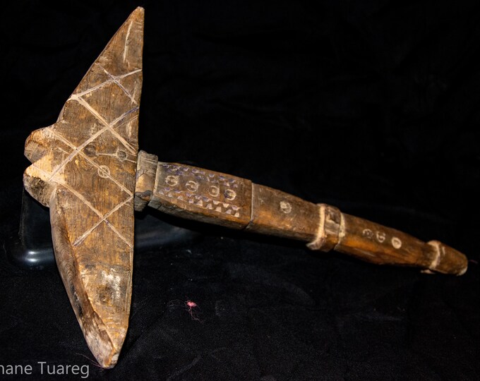 Tuareg Woden Hammer Sugar , Old Tuareg hammer 1960s