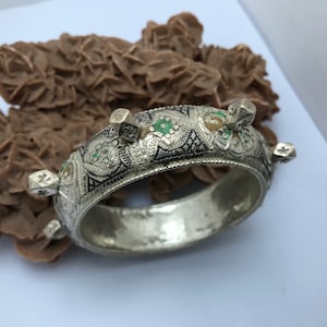 Armband berbère argent massif fait a main de tiznit,ethnique armband,ethnisches armband,vintage armband,ancienne Armband