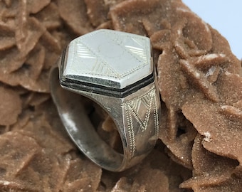bague touareg argent solide fait a main,ethinc tuareg tribal ring