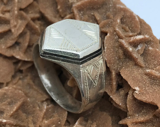 bague touareg argent solide fait a main,ethinc tuareg tribal ring