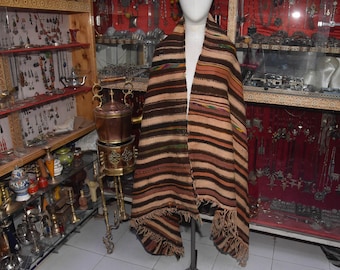 Moroccan Berber Blanket , Wedding Handera Blanket, Wedding Rug old 1940s