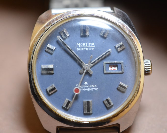 Mortima Super 28 , Mortima Watch Starmaster , vintage Mortima watch