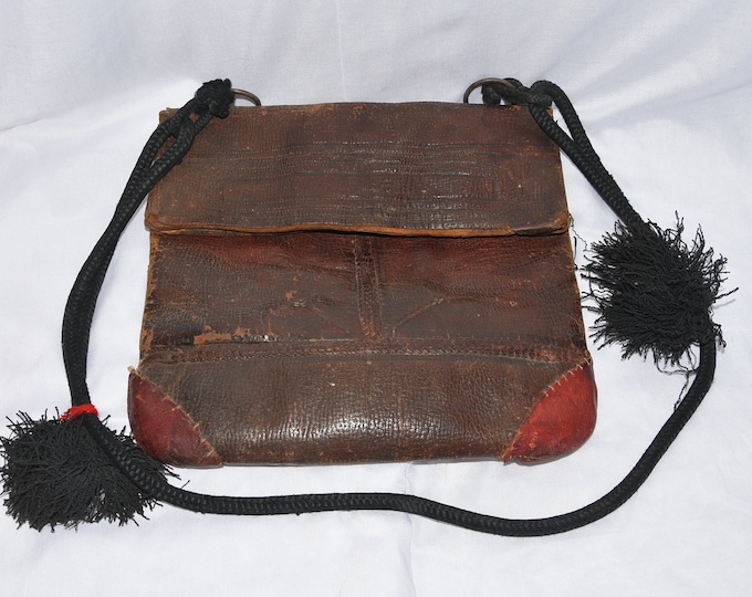 LEATHER BERBER BAGS Antique Morocco Bag
