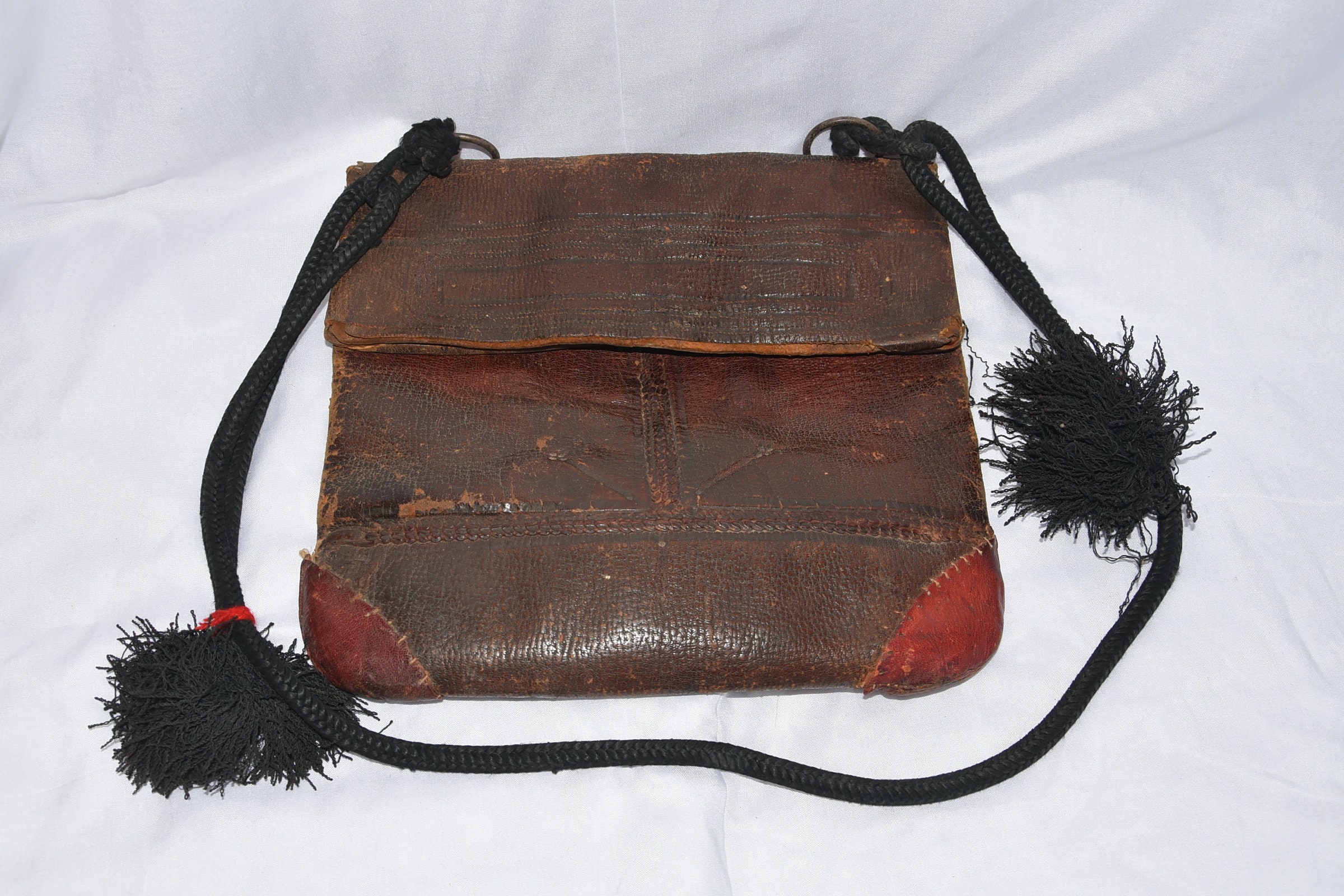 LEATHER BERBER BAGS Antique Morocco Bag