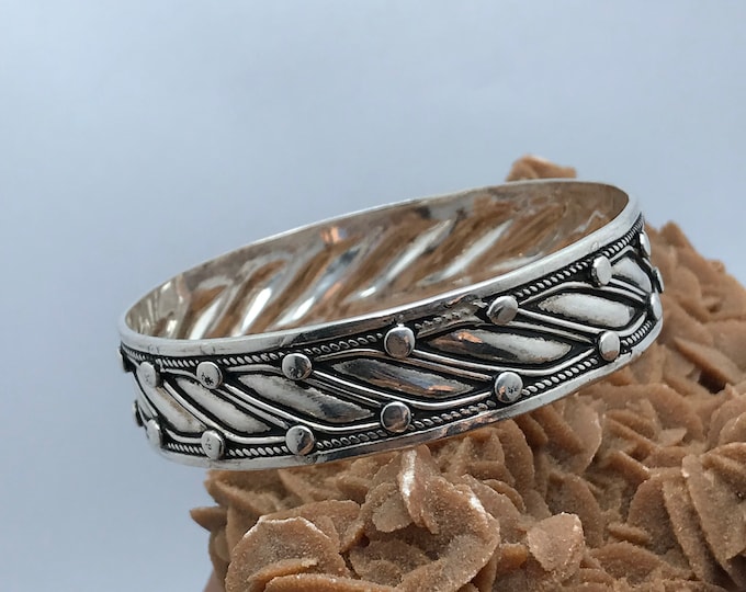 Tuareg Silver Bracelet, Silver bracelet, Sterling silver bracelet, Sterling bracelet, Bracelet femme
