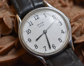 Vintage Kelton Quartz Watch - 1980s French Made