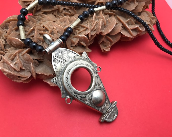 Tuareg's silver talisman amulet Crosses are replicas of charms as used by Tuareg tribes