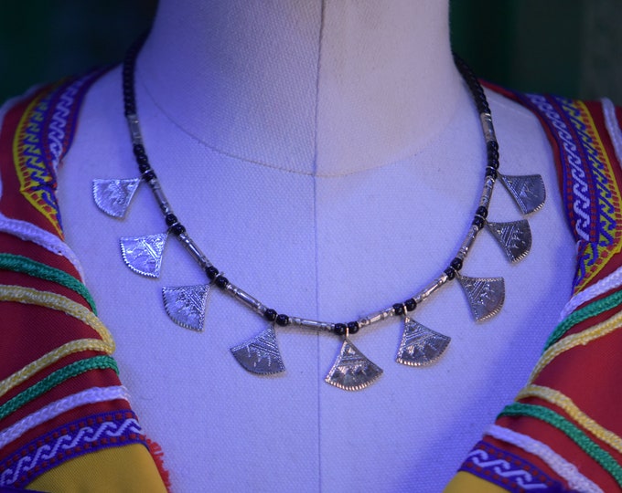 Necklace tuareg handmade Lotus Tuareg Tribe amullete tuareg , african tuareg necklace
