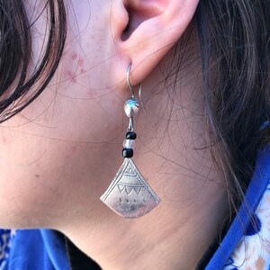 Touareg boucles d/'oreille.berbere du sahara boho.arfican.b\u00e9douine.nomade