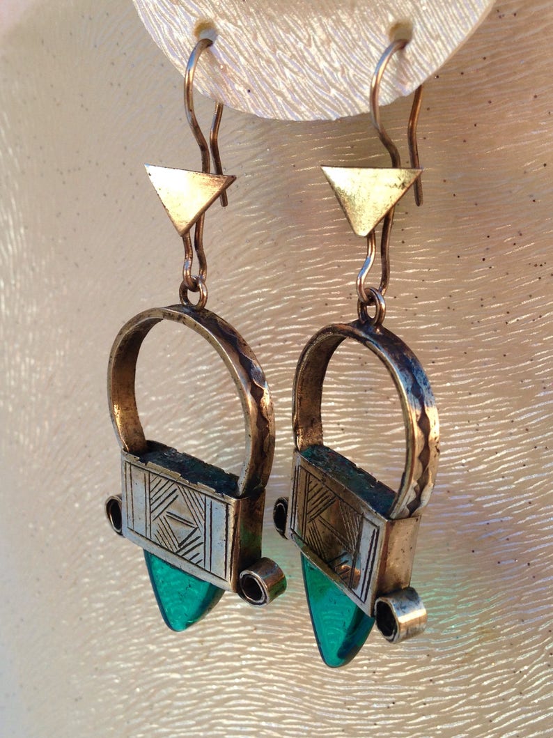 Touareg boucles d/'oreille.berbere du sahara boho.arfican.b\u00e9douine.nomade