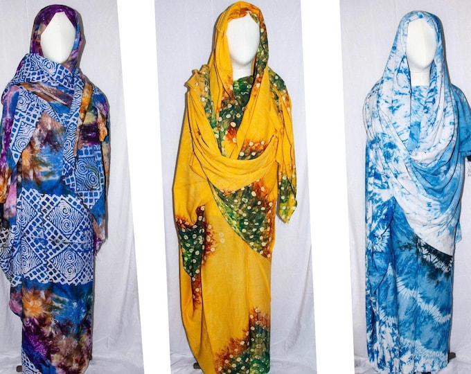 Melhfa Tuareg Sahraoui Malhfa , Tuareg Melhfa Dress , Sahraoui Woman