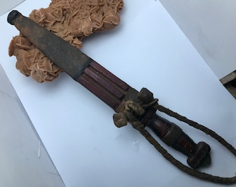 Antique Tuareg Tedda (Tubu) dagger - North Africa dagger , ethnic dagger