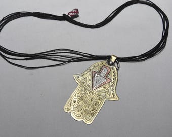 Old Berber Hamsa - Ethnic Berber khamsa