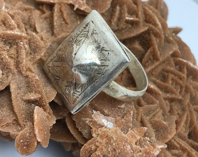 bague berbere argent ancienne amulette