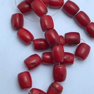 beads corail to make ethnic necklace,corail red,corail beads