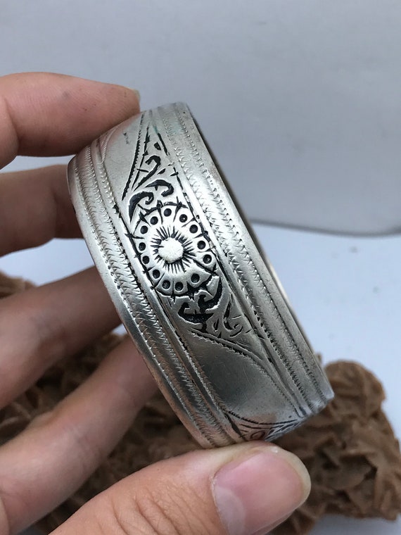 Bijoux berbère , ancien argent bracelet Souss Mas… - image 3