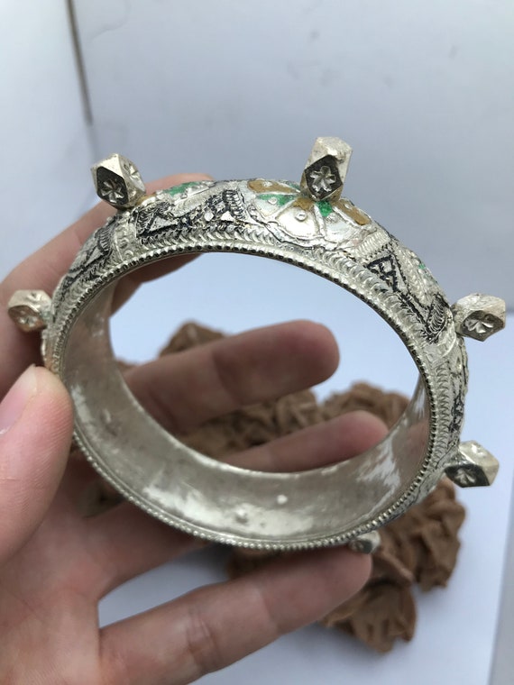 Fibule berbère antique en argent - Bijoux ethniques marocains, Anti-Atlas - France