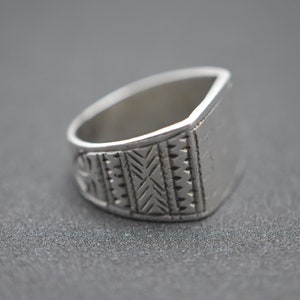 bague berbère marocain du sud tafilalet bague berbère argent AIT ATTA ,ethnique berbère bague ,vintage moroccan ring