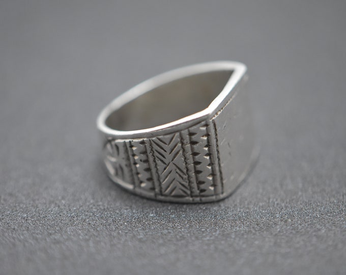 bague berbère marocain du sud tafilalet bague berbère argent AIT ATTA ,ethnique berbère bague ,vintage moroccan ring